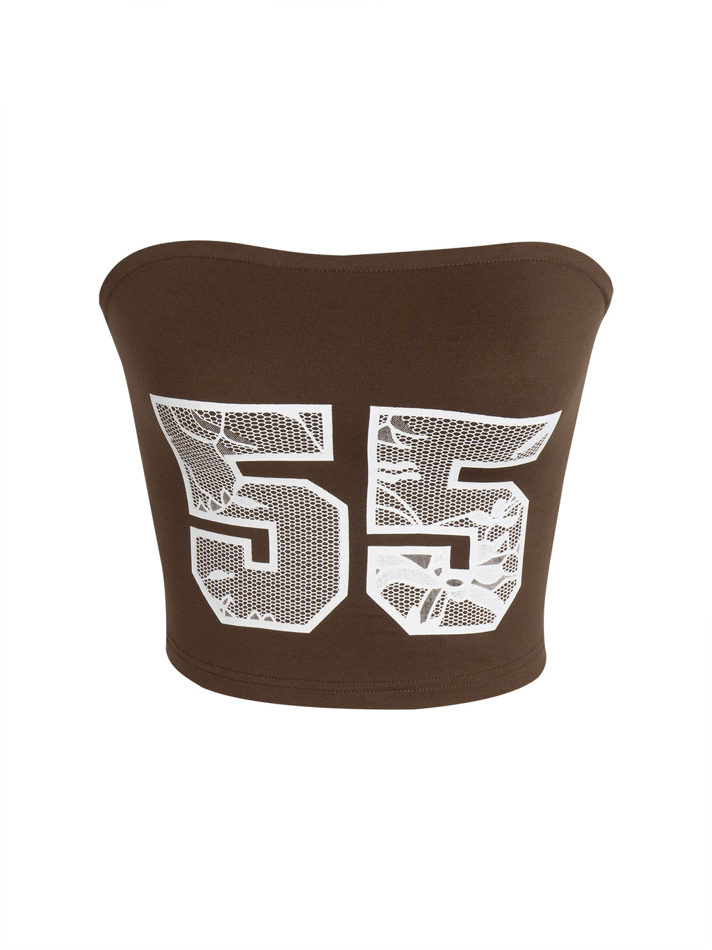 Y2K Lace Letter Corset Top - Sporty Bustier w/ Oriental Collar for Street Style