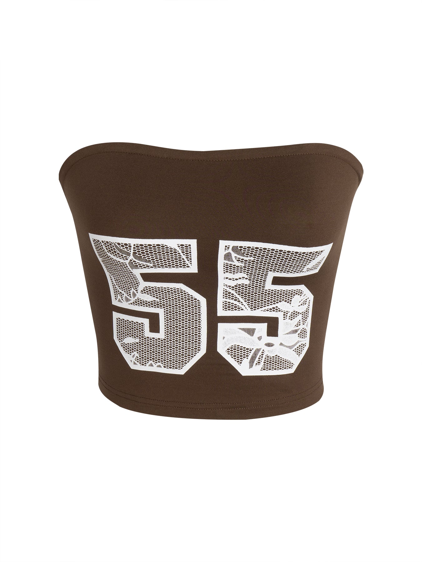 Y2K Lace Letter Corset Top - Sporty Bustier w/ Oriental Collar for Street Style