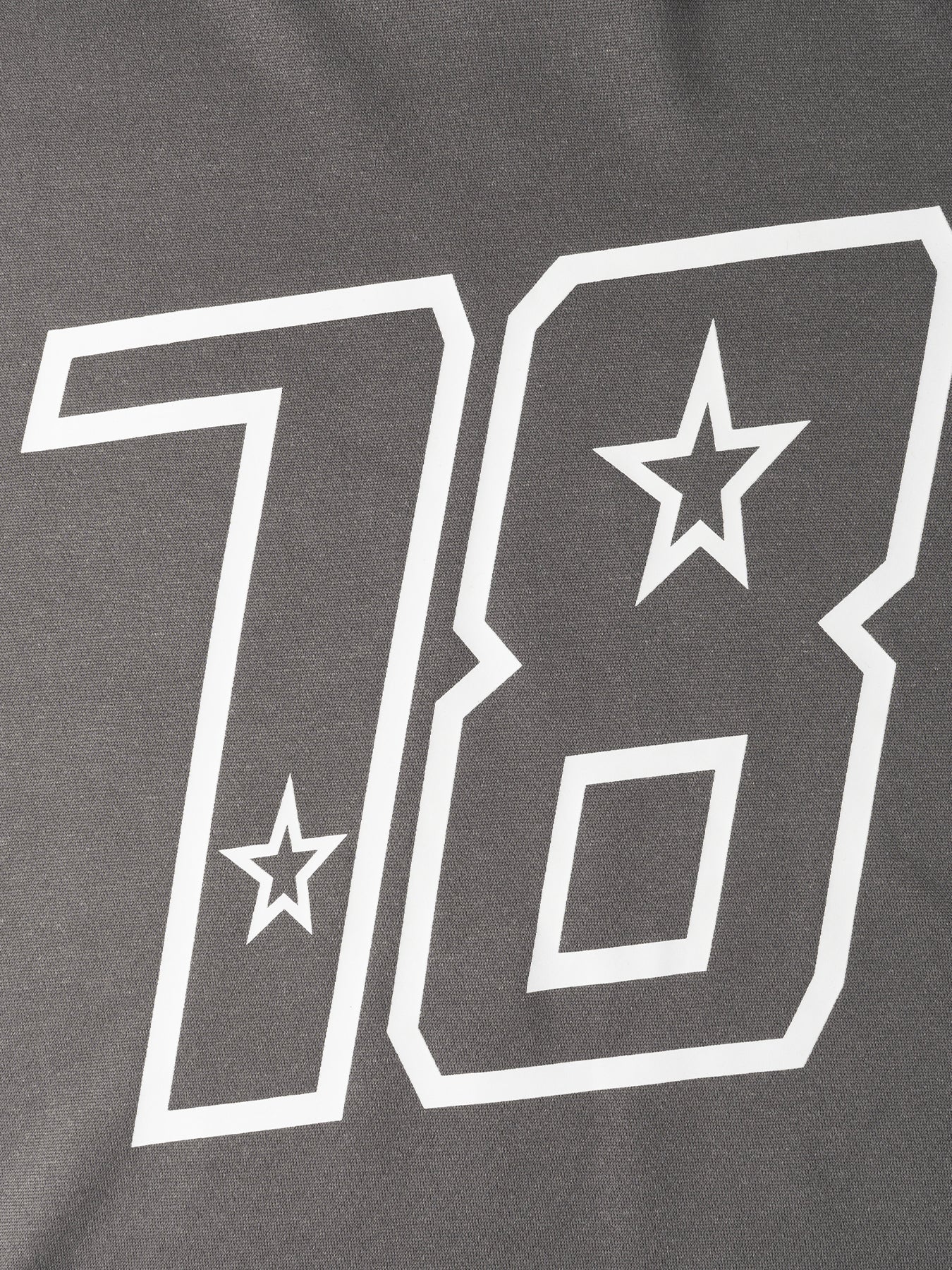 Y2K Distressed Graphic Tee - Grey Oversized Streetwear Top w/ Digital Letter Print