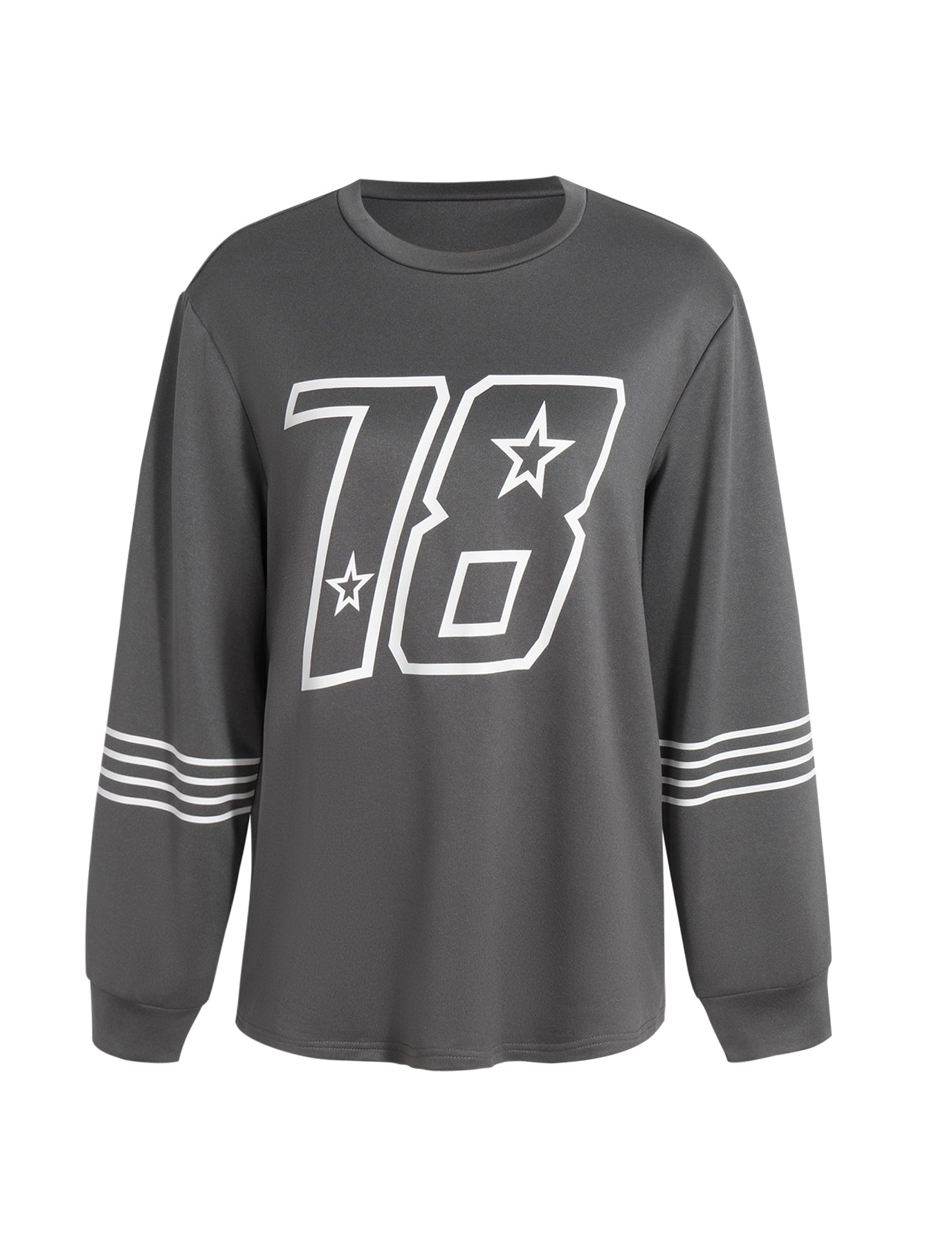 Y2K Distressed Graphic Tee - Grey Oversized Streetwear Top w/ Digital Letter Print